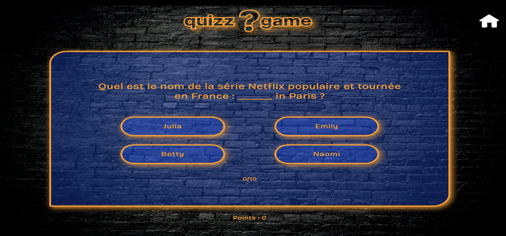 quizz game